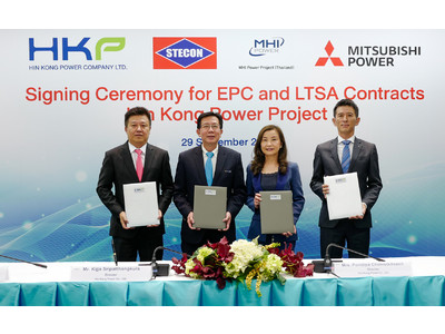 タイ向けにM701JAC形ガスタービン2基からなる140万kWの天然ガス焚きGTCC発電設備の契約締結