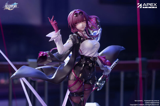 台座の模様がUVライトで発光！『崩壊：スターレイル』より、「カフカ」のフィギュアが登場。あみあみにて予約受付中。