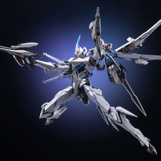 『Mecha BREAK』より、「卓越級・解限機・矛隼 標準型 可動フィギュア」が登場。