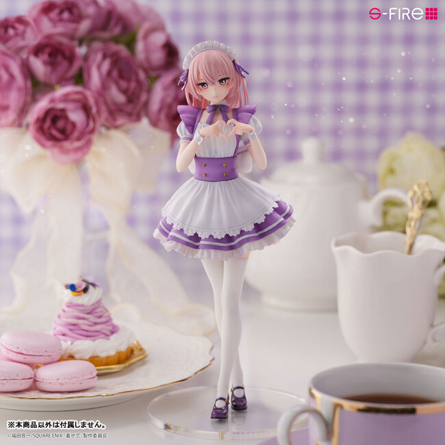 『その着せ替え人形は恋をする』より、「乾紗寿叶」がハートポーズでフィギュア化。メイド服デザインは「S-FIRE」オリジナル。