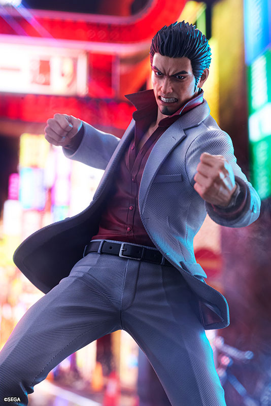 大人気ゲーム『龍が如く』シリーズより、「桐生一馬」を渾身のバトルポーズでフィギュア化。あみあみにて予約受付中。