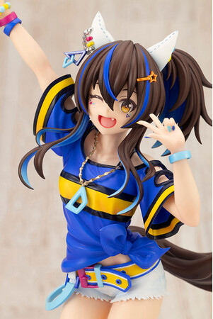 『ウマ娘 プリティーダービー』より、ハイテンションなお喋り大好きギャル「ダイタクヘリオス」がフィギュアで登場。あみあみにて予約受付中。