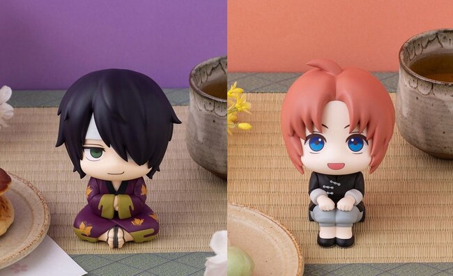 『銀魂』より「高杉晋助」「神威」が、見上げ＆おすわりポーズのフィギュアシリーズ「るかっぷ」に登場。
