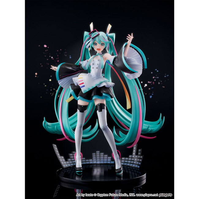 『HATSUNE MIKU EXPO 10th Anniversary』より、人気イラストレーター岩十先生が描き下ろしたキービジュアルがフィギュア化。