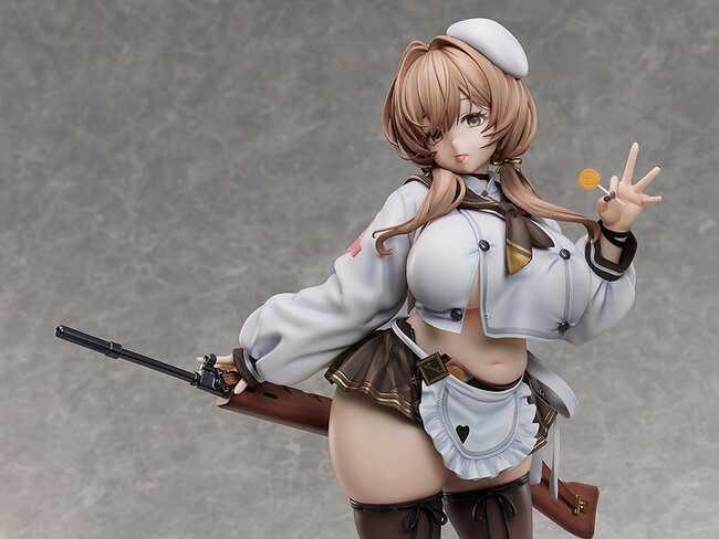 『勝利の女神：NIKKE』より、テトラライン所属「クッキングオイル部隊」の「ブレッディ」がフィギュアで登場。