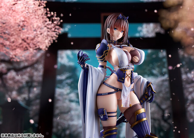 人気イラストレーター魔太郎氏のオリジナルキャラクター「女忍-すみれ-」がフィギュア化。あみあみ限定でのご案内。