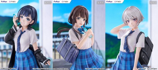 アニメ『千歳くんはラムネ瓶のなか』より、「七瀬悠月」「内田優空」「西野明日風」がフィギュアで登場。あみあみにて予約受付中です。