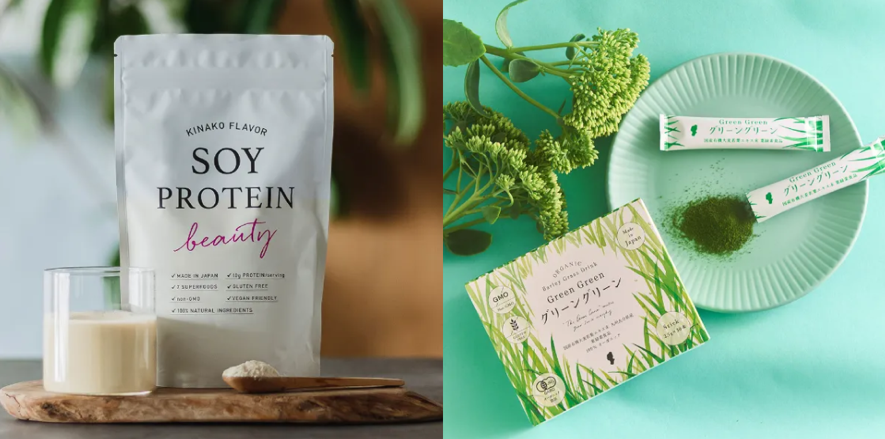100%植物性のプロテイン『SOY PROTEIN beauty ソイプロビューティー』と100%オーガニック青汁『グリーングリーン』が「第9回オーガニックライフTOKYO」に出展