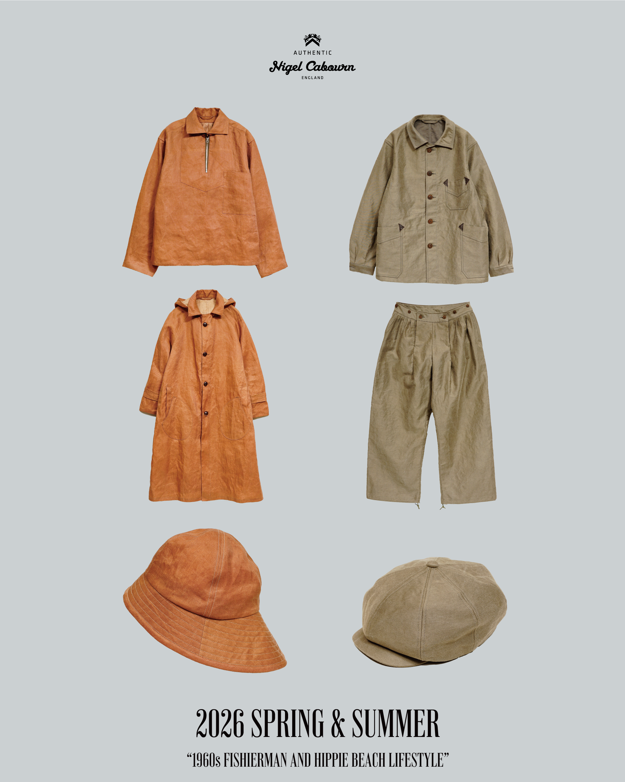 【Nigel Cabourn】新店舗、六本木ヒルズ店限定展開の日本古来の天然染…