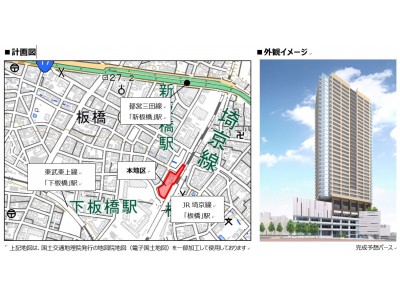 「板橋駅板橋口一体開発事業」における共同施行予定者に選定