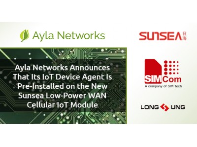 Ayla Networks、サンシー・テレコミュニケーションズのIoT向けセルラー