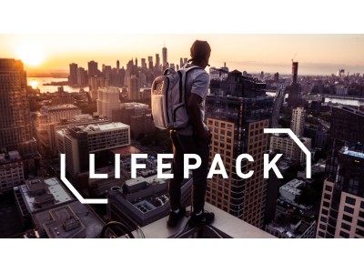 ソーラーパワーを携帯しよう！ソーラーパネル搭載、少し未来のバックパック『LIFEPACK(ライフパック)』日本初上陸。