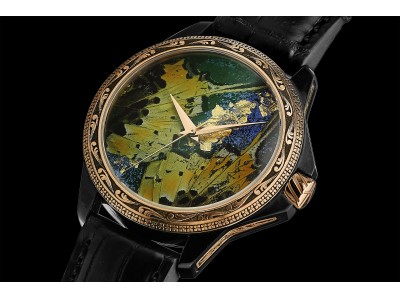 蝶と彫のコラボ　スイス時計ブランド アーティアが生み出す世界で唯一のアート