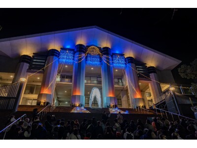 通りを行き交う人々をイルミネーションで暖かい気持ちに。芸大生が大学キャンパスを光で演出！京都芸術大学 瓜...