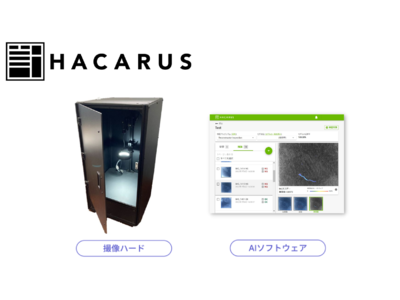 製造設備の自動化率向上、目視検査工数の低減に貢献　AI外観検査システム「HACARUS Check 撮像キット」を8月1日に発売