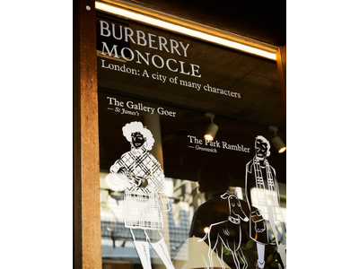 【BURBERRY】ロンドン・パリ・東京の３都市でMONOCLEカフェ＆ショップをジャック