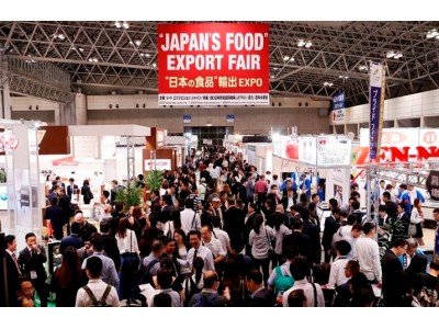 食品輸出拡大の兆し！“日本の食品”輸出EXPOの出展スペースが完売。急遽、展示ホールの拡張を決定！