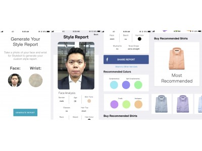 Original Stitch　システム基盤の強化でより高精度な顔認識を実現、SNSでの共有機能も新投入AI×ファッションスタイリングアプリ「Stylebot」のアップデートを発表！