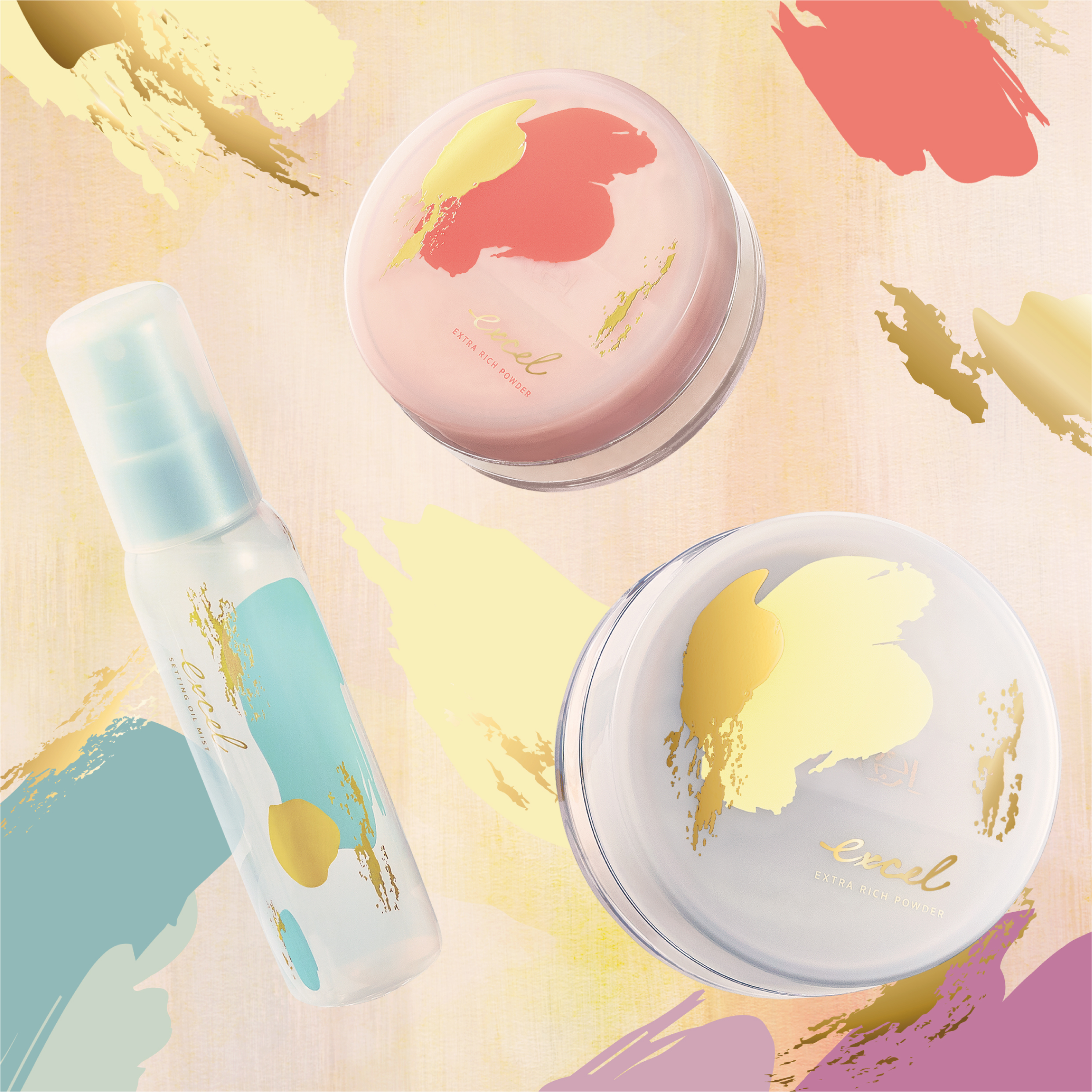 【11月15日】メイクアップブランド『エクセル』から、SNSで大ヒット「スキンケアパウダー」「メイクアップフィクサー」今年も限定発売