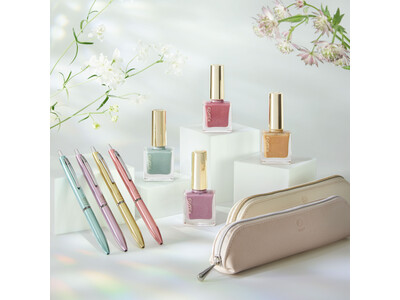 【2023年2月14日】メイクアップブランド『エクセル』が初の異業種コラボレーション！「ネイルポリッシュ」から、文房具ブランド『ILMILY』と提案する限定色 発売