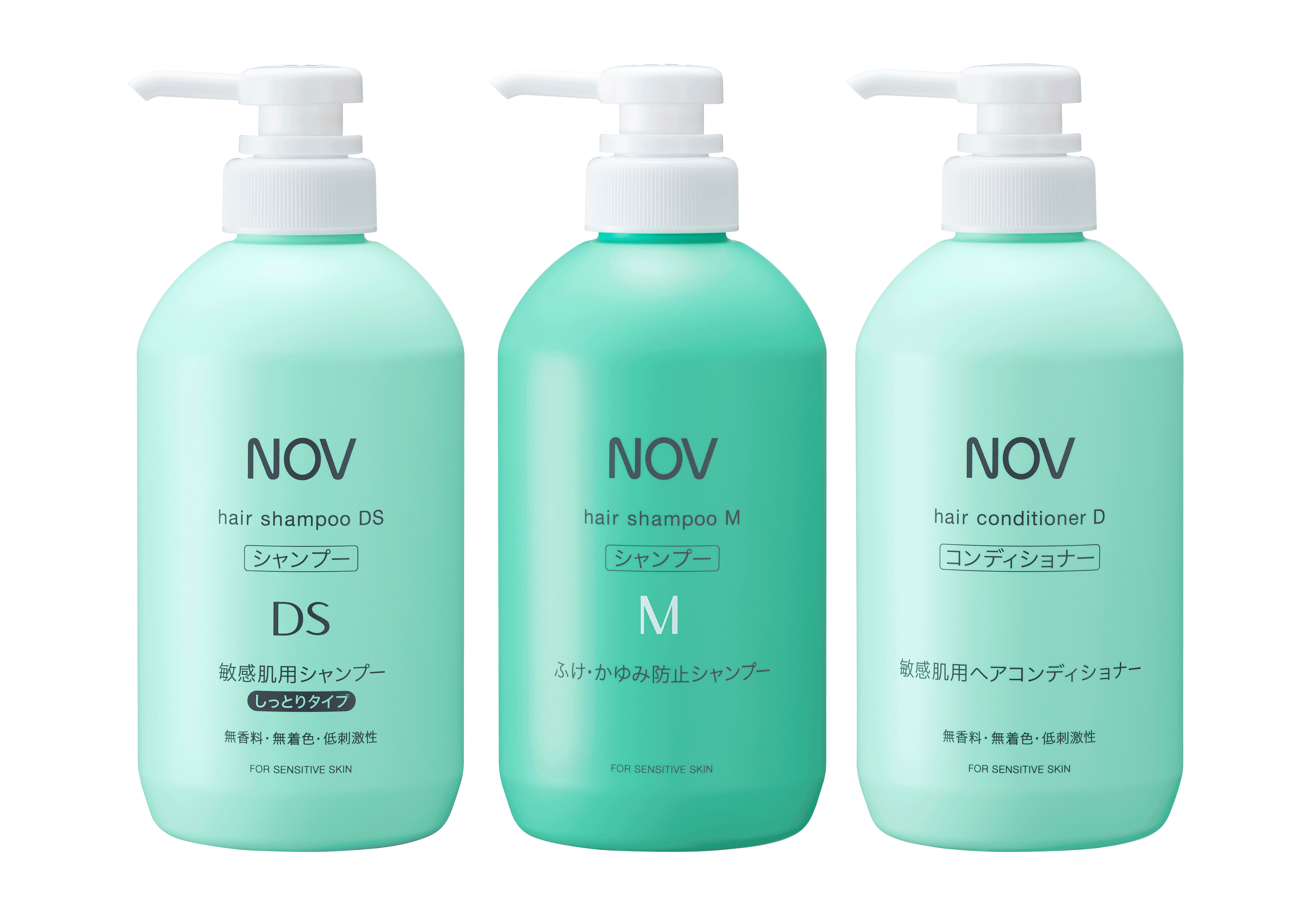 【11月6日】敏感肌のための低刺激性化粧品『ノブ』から、「ヘアシャンプー」と「ヘアコンディショナー」の大容量・ポンプタイプ 発売