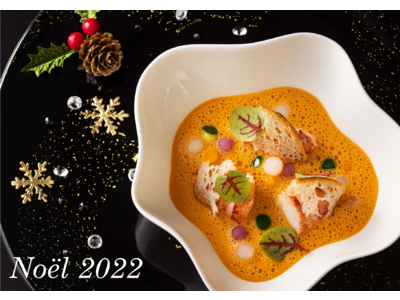 クリスマス限定のスノーマンに見立てた可愛らしいデザートも　ラ ターブル ドゥ ジョエル・ロブション クリスマス期間限定メニュー