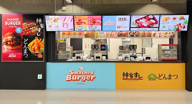 東京ドームに3月5日オープン! ! 常設で球場初出店『柿家すし・どんまつ』・新業態『Smashed Burger TOKYO』