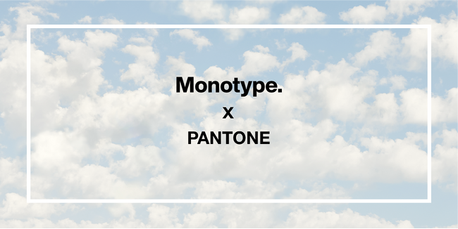 プレスリリース「Monotype、2026年のPantoneカラー・オブ・ザ・イヤーにタイポグラフィー表現を提供」のイメージ画像