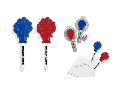 【2025大阪・関西万博】「EXPO2025 ミャクミャク マスコットバルーンボールペン（BLUE／RED）」新発売