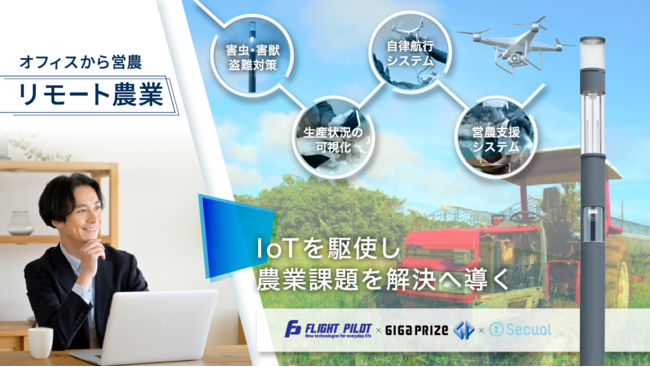 ICT機能を搭載した次世代の街灯 「Secual Smart Pole」 農業分野へ展開