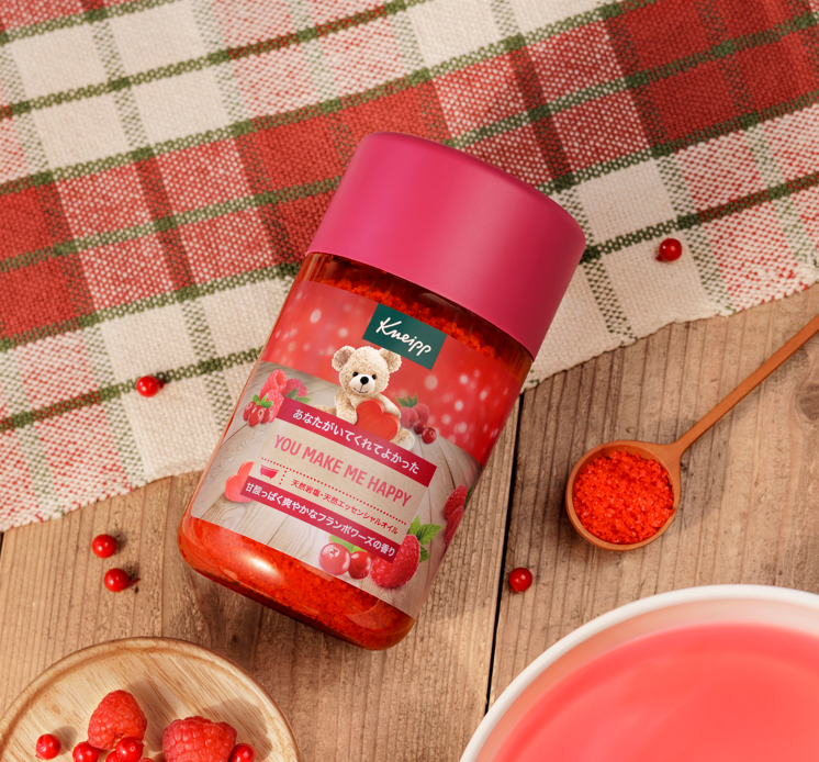 『クナイプ バスソルト フランボワーズの香り』が新登場!2025年12月10日(水)より数量限定発売