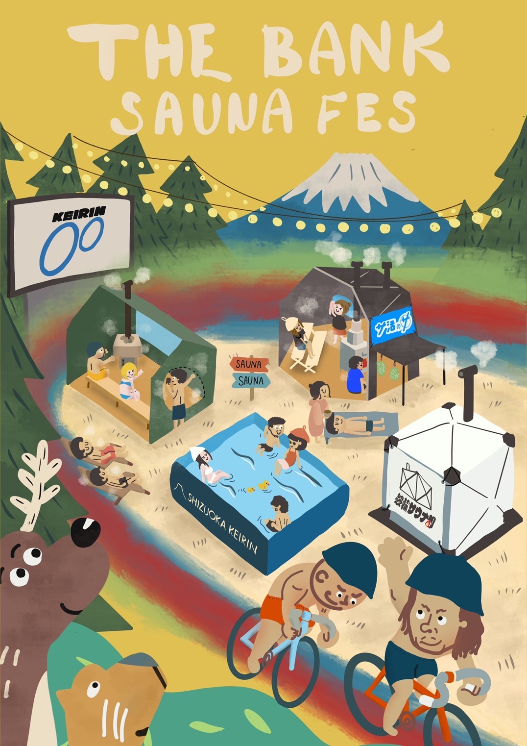 静岡競輪場が再び、アウトドアサウナで“ととのうバンク”に「THE BANK S…