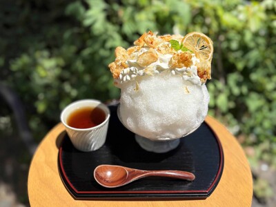 日本茶カフェ「八屋」より、暑い夏にぴったりなかき氷が登場！ 第３弾は、レモンパイのような味わいの『チーズ...
