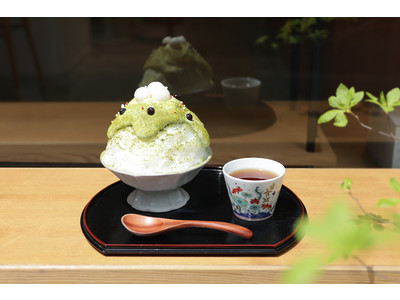 ～日本茶カフェ「八屋」で2022年の新作かき氷が登場～　期間限定「ずんだクリームと玄米茶のかき氷」新発売...