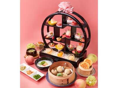 大阪難波のリバーサイドレストラン『モダン中華 堀江ブルー』“桃食べ比べのチャイニーズアフタヌーンティー”が7月18日(火）販売開始！