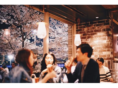 【大川の桜並木を一望】桜の下、リバーサイドで乾杯！天満橋リバーカフェ、桜開花シーズン限定「SAKURA SPECIAL MENU」を3月28日より販売開始