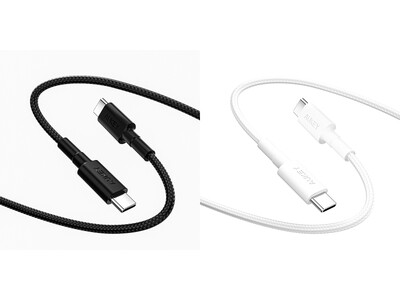 【AUKEY】さまざまなUSB-C機器の充電に最適な60W ナイロン編み 1m USB-C to Cケーブル 「CB-CC15」12月15日（金）に販売開始！