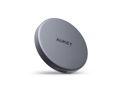 【AUKEY】Qi2対応マグネット式ワイヤレス充電器 「MagFusion Aura」7月19日（金）に販売開始！15Wの急速ワイヤレス充電が可能！