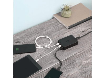 AUKEY Quick Charge 3.0 対応の6ポートUSB充電器PA-T11が1000円オフ、タブレットなど一気に6台まで対応!