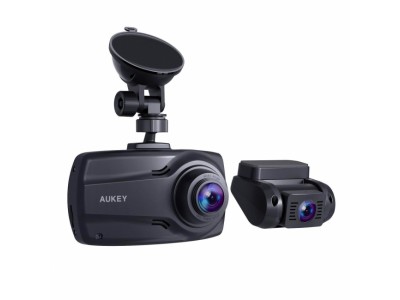 AUKEY 1080P 前後カメラ付きのドライブレコーダーDR03が6099円オフ、高精細画質/広視野角で撮影できる！