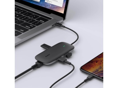 AUKEY 4in1 USB Type C ハブCB-C74が新発売！有線LANポート付き、TypeC対応ノートPCで大活躍♪