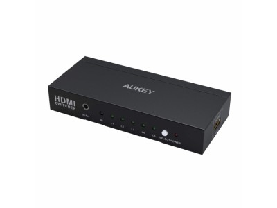 自動切替機能を搭載する5入力1出力 HDMIセレクター「AUKEY HA-H07」が30%オフ♪