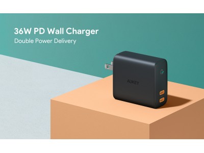 AUKEY PD3.0を搭載したType-C *2ポートUSB充電器PA-D2の期間限定セール、40％offでお買い得！