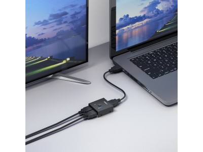 AUKEY 3D、4K@60Hz対応のHDMIセレクターHA-H04が30％オフ♪