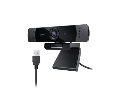 テレワーク/在宅勤務に最適なデュアルマイク内蔵の1080P webカメラ「AUKEY PC-LM1E」が25%オフ♪