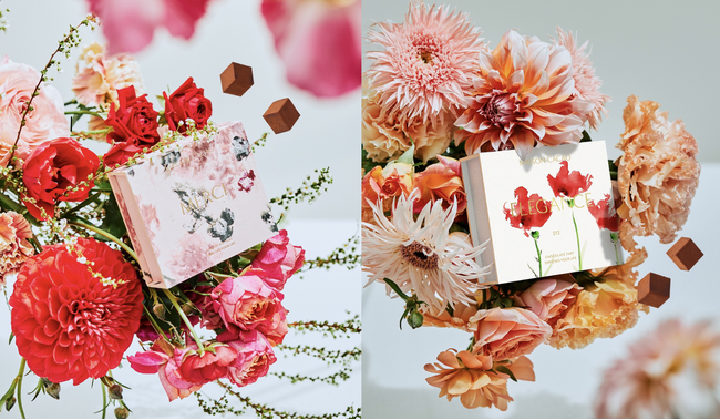 「母の日に、美味しい花束を」国産薔薇の生チョコレートをはじめ、3種の限定品がメゾンカカオより登場