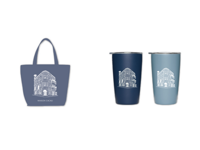 11月21日（金）10:00、若宮大路にメゾンカカオ 鎌倉新本店が誕生。オープンを記念し、限定ノベルティ＆特別アイテムを展開。オープン4日間限定トートバッグや、1ヶ月限定のタンブラー・チケットを販売。