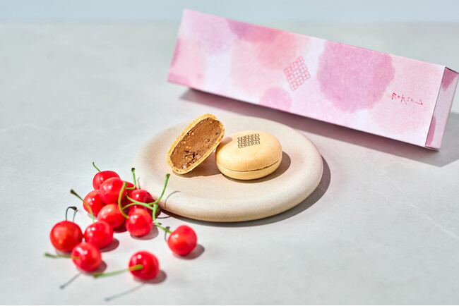 贈り物の名作として愛される【カカオハナレ】の「団らんモナカ」。春の装いで定番のチョコレートと、限定のさくらんぼの味わいが登場