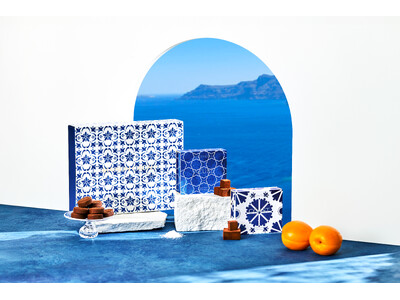 メゾンカカオのサマーコレクション【AZURE】が6月より登場！エーゲ海を旅するように、世界が憧れるリゾートの景色と心地よさを、ショコラで表現した夏限定コレクションです。
