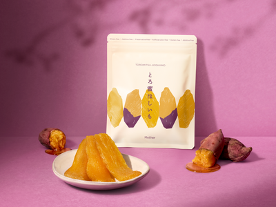 子どももママも笑顔になる「罪悪感ゼロ」のご褒美。しっとりとろける極上食感、Mother「とろ蜜ほしいも」11月26日(水)より販売開始